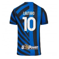 Maglia Calcio Inter Milan Lautaro Martinez #10 Prima Divisa 2024-25 Manica Corta